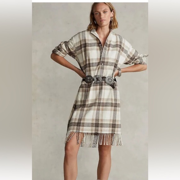 Polo flannel dress size 12 NWT - Picture 1 of 6
